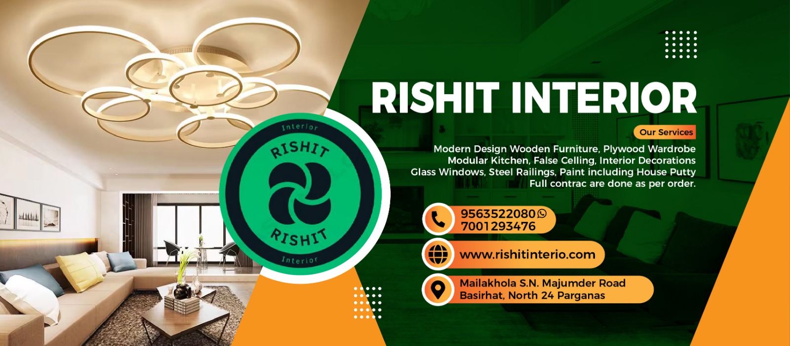 RishitInterio Contact